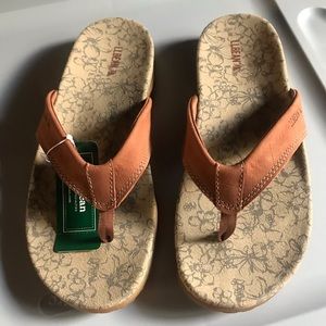 NWT L.L. Bean runabout flip flop sandal